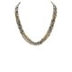 Faceted/Metal Bead Wrap Necklace