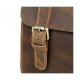 AB EARTH DISTRESSED CROSSBODY SATCHELS - DISTRESSED BROWN
