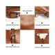 VINTGA WOMEN TOP HANDLE SATCHEL HANDBAGS SHOULDER BAG DAILY WORK TOTE BAG PURSE CROSSBODY BAG - BROWN